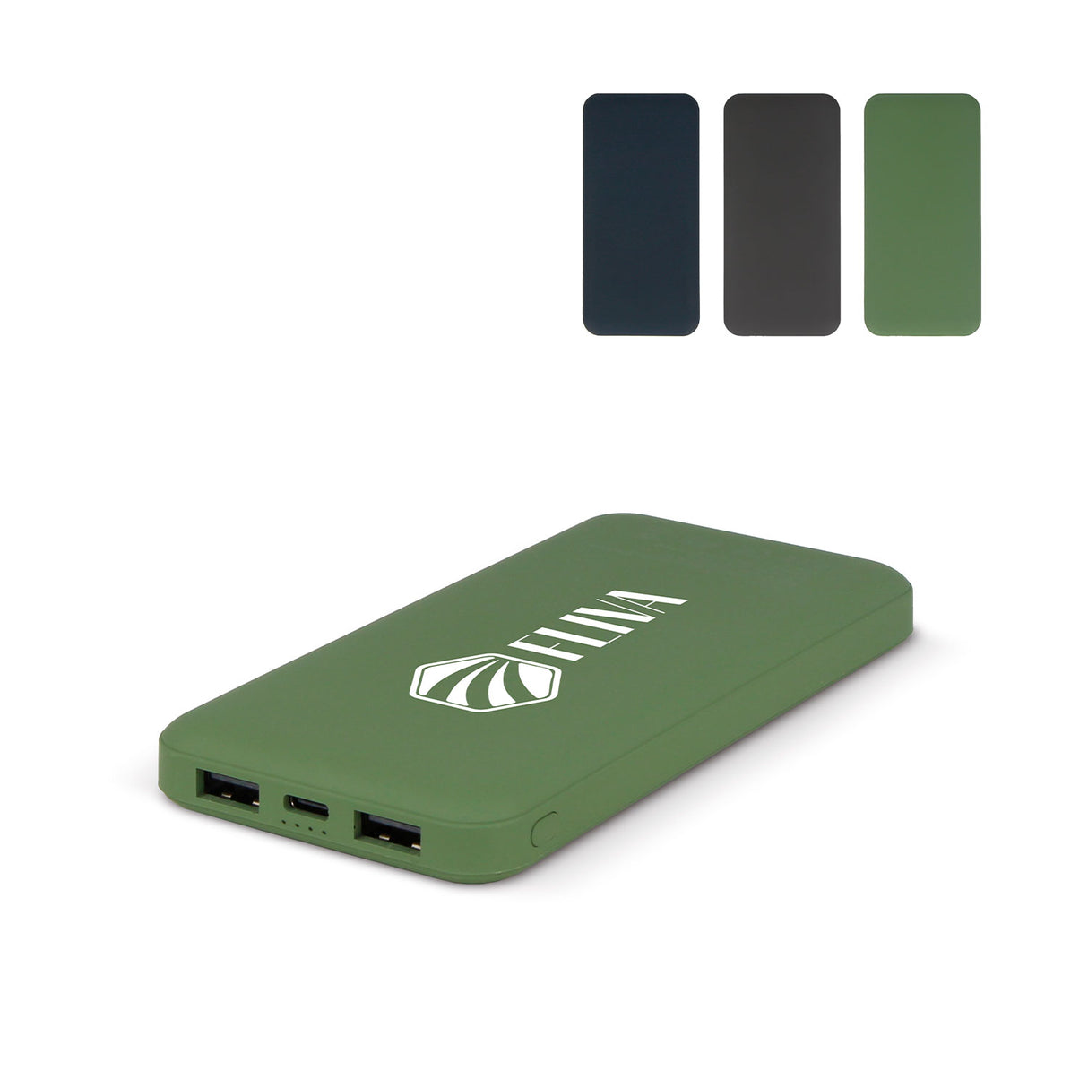 10000mah varavirtalähde omalla logolla, painatuksella