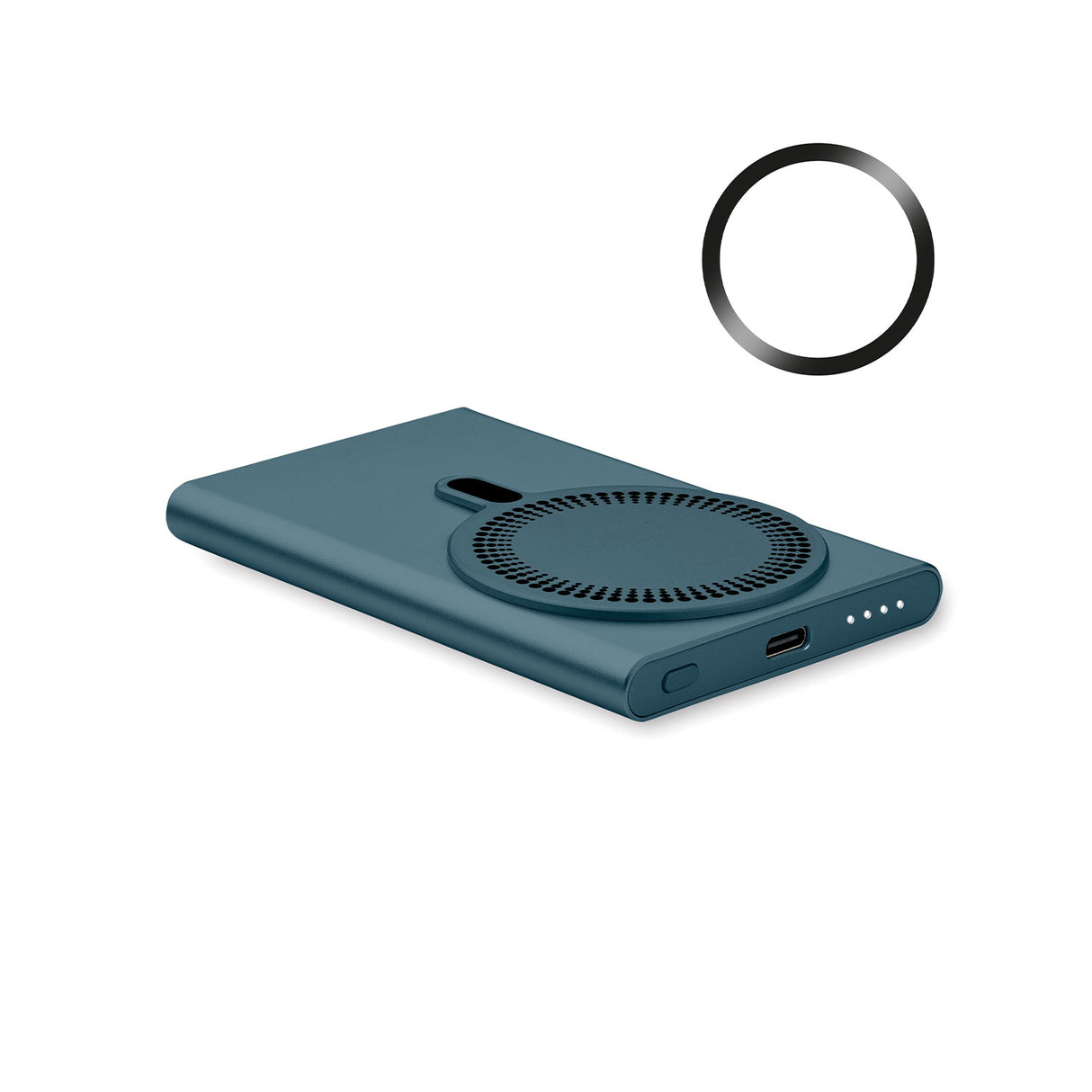 5000mah magneettinen langaton varavirtalähde, sininen