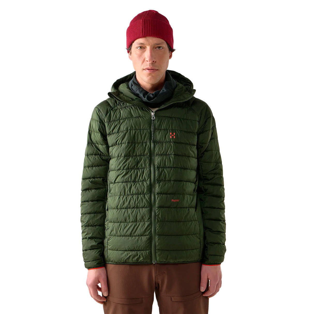 Brand Mimic Hood, seaweed green