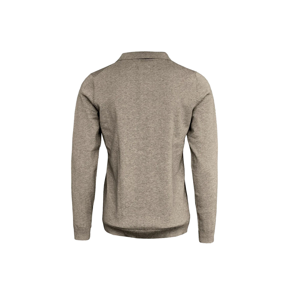 Brighton Long Sleeve Polo Women, sand, selkä