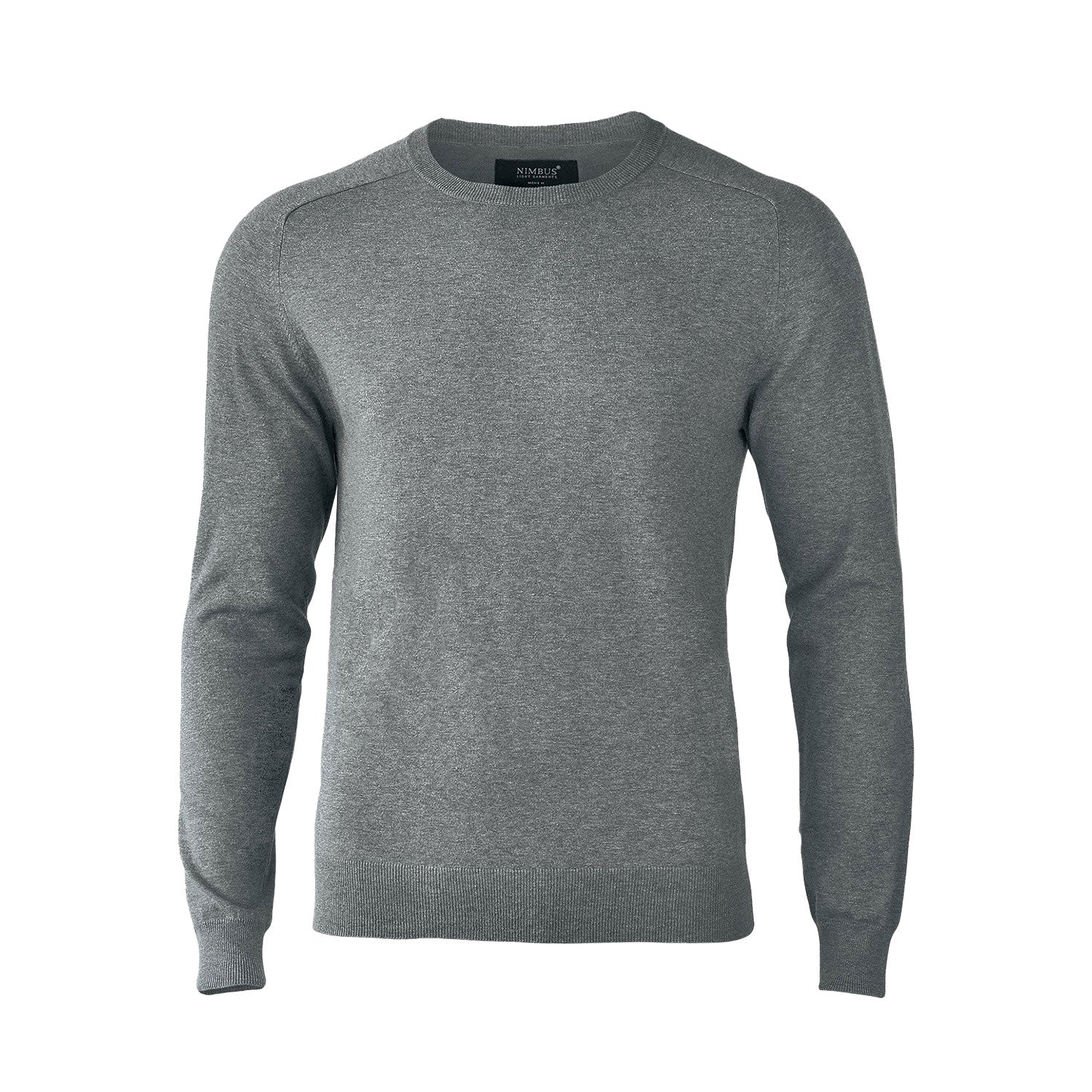 Nimbus Brighton O-Neck puuvillaneule, harmaa