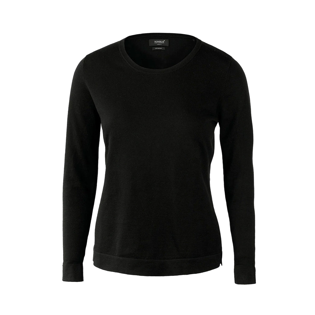 Nimbus Brighton naisten puuvillaneule, musta