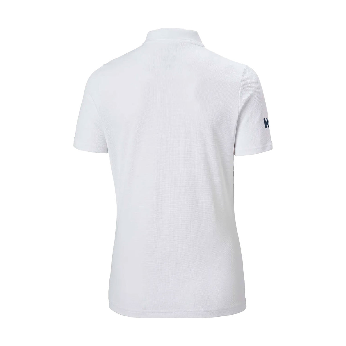 valkoinen Helly Hansen Crew Technical polo naisten pikeepaita, selkä
