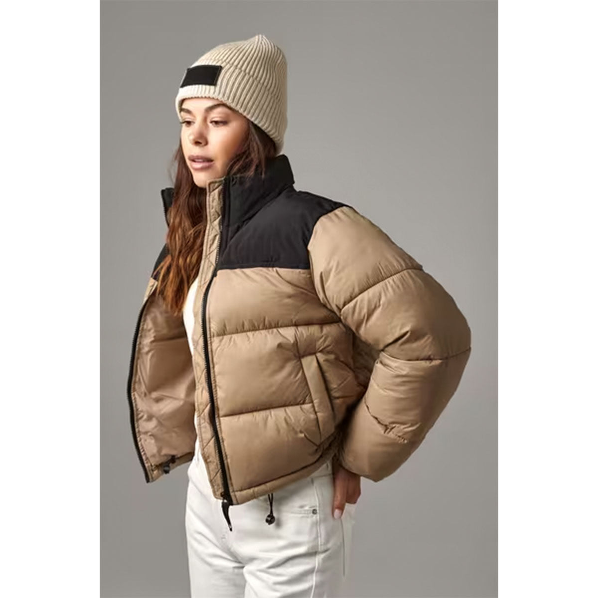 Beechfield Fashion Patch Beanie pipo painatuksella, omalla kuvalla, logolla, tekstillä