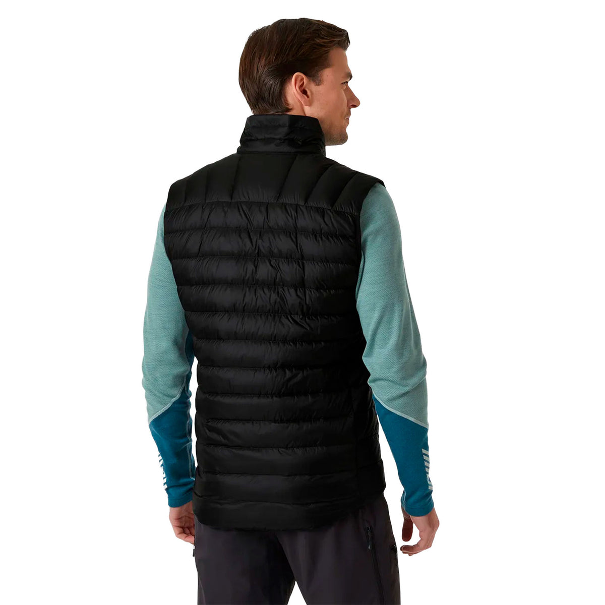 Verglas Down Vest 2.0 musta kevytuntuvaliivi, selkä