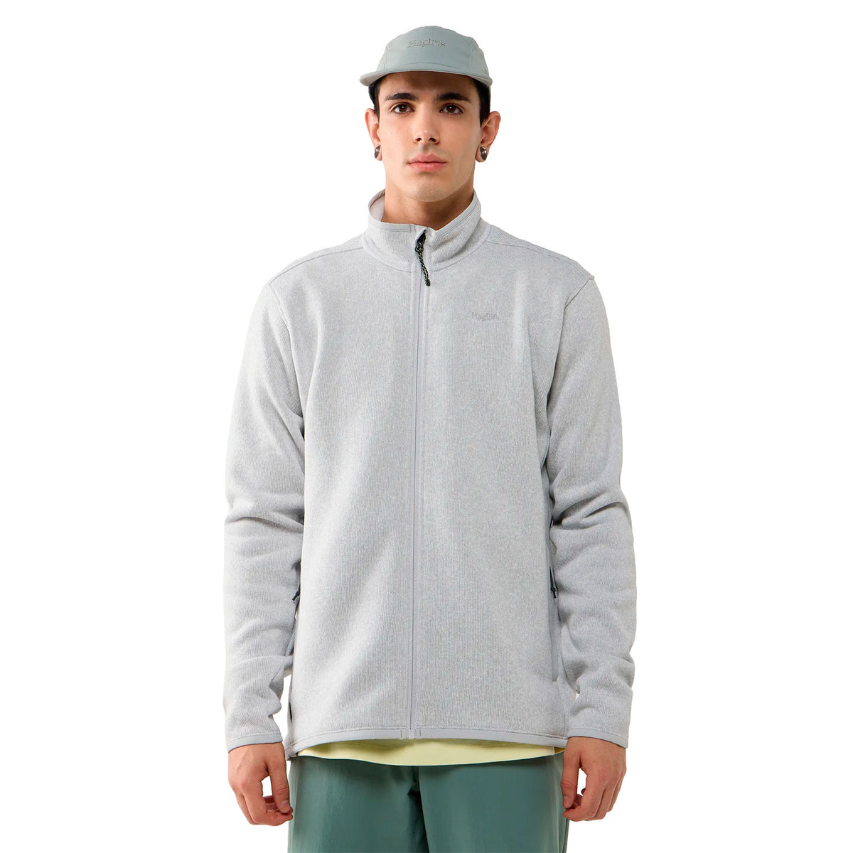Haglöfs fleecetakki Swook II Mid Jacket, vaaleanharmaa