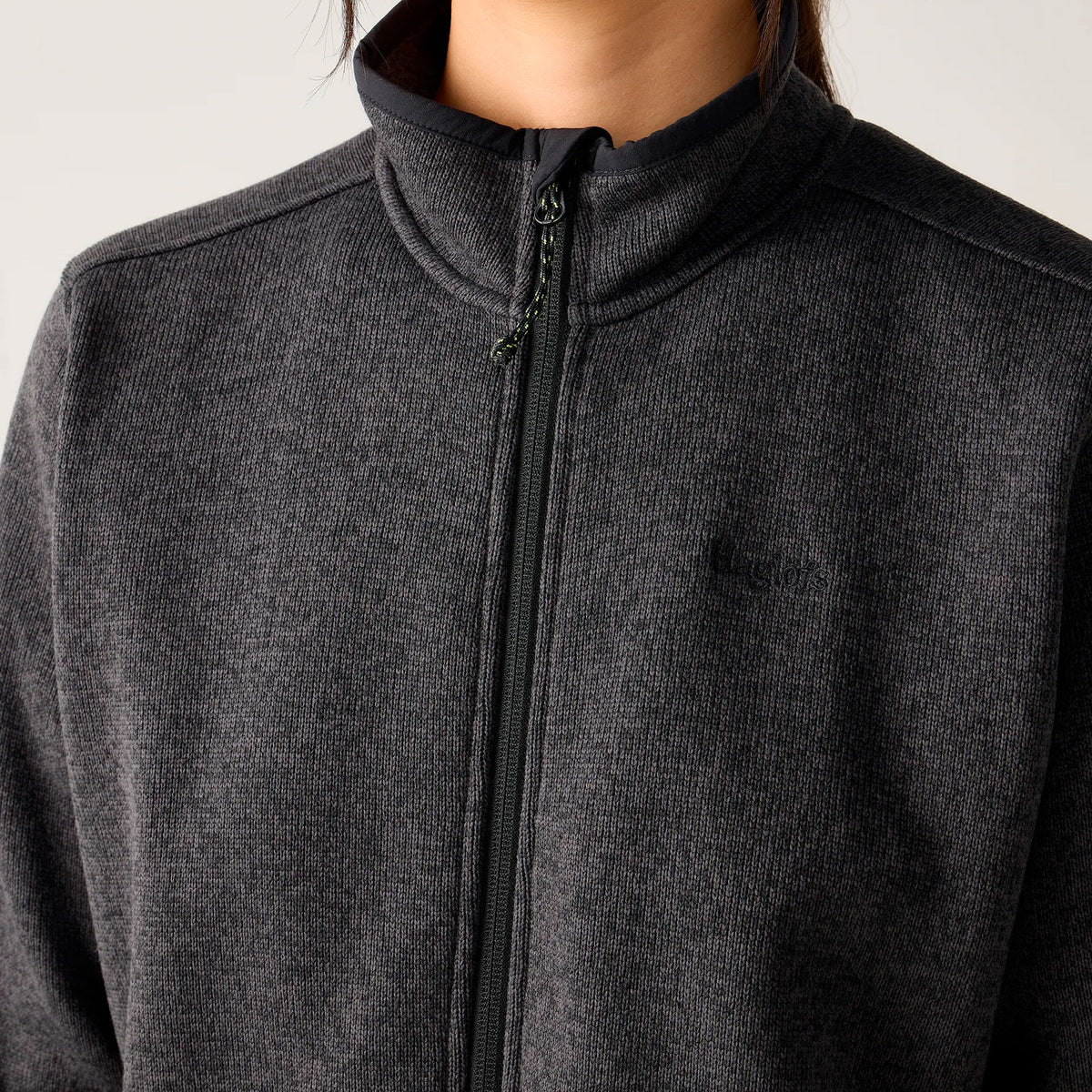 Haglöfs naisten fleecetakki, Swook II Mid Jacket, musta, neulosfleece