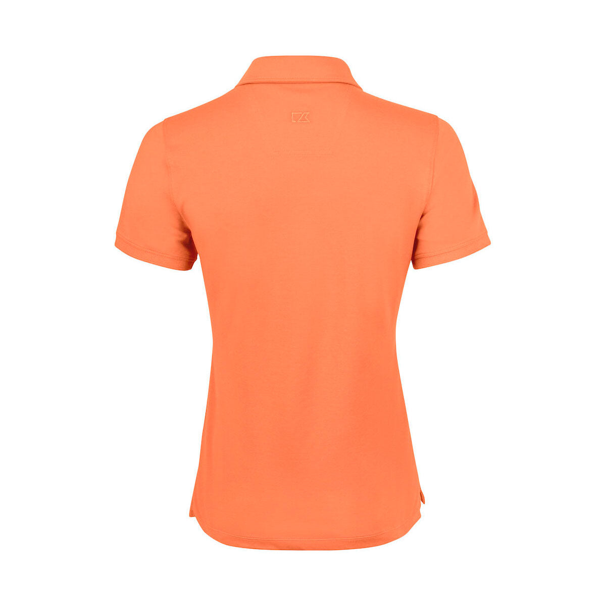 Oceanside Stretch Polo Ladies papaya, selkä