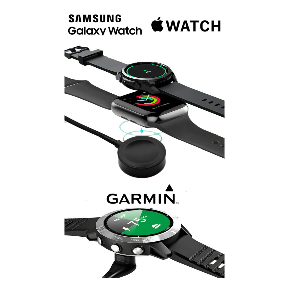 scx c34 älykellon usb latausjohto, kaapeli