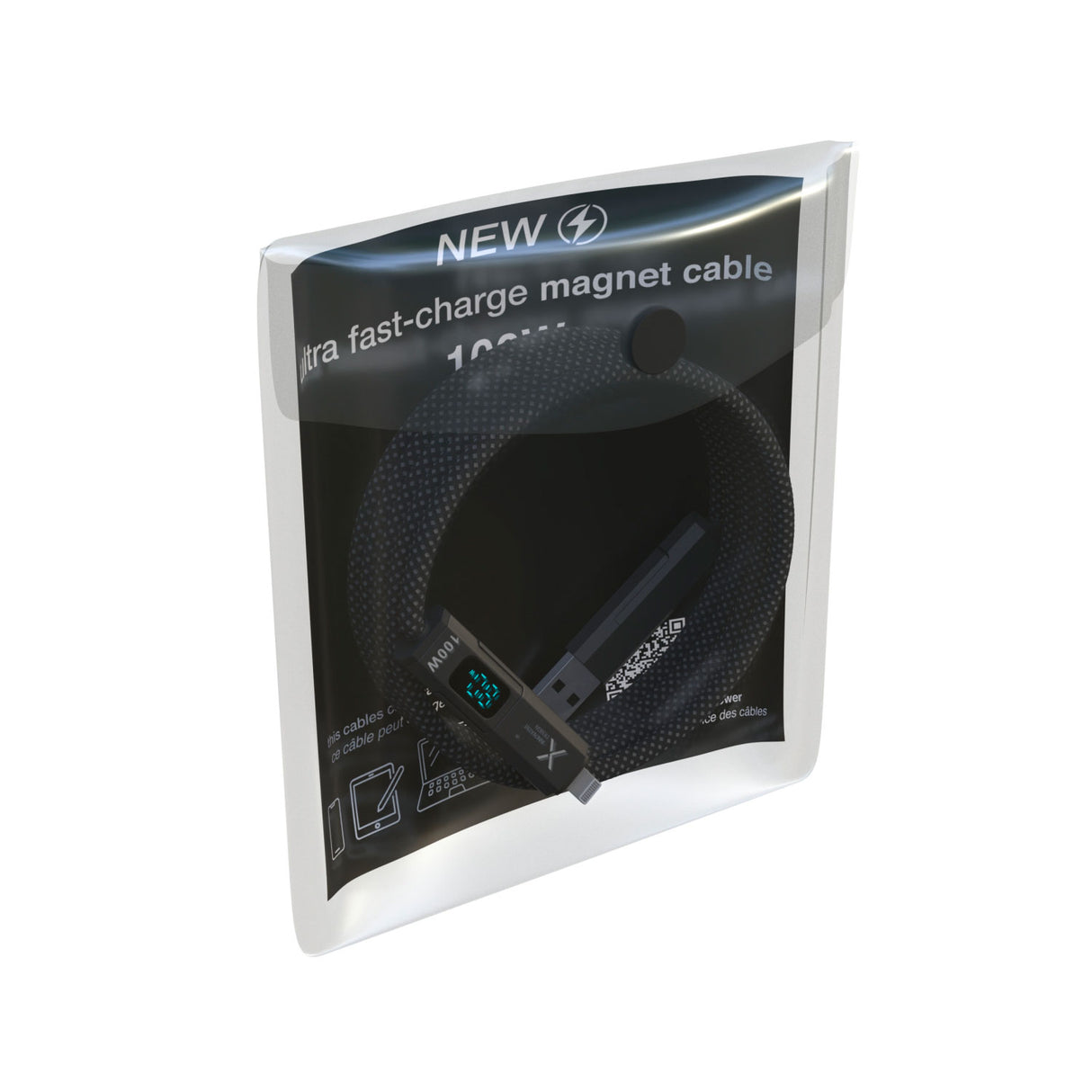 SCX.design C57 100W latausjohdon pakkaus