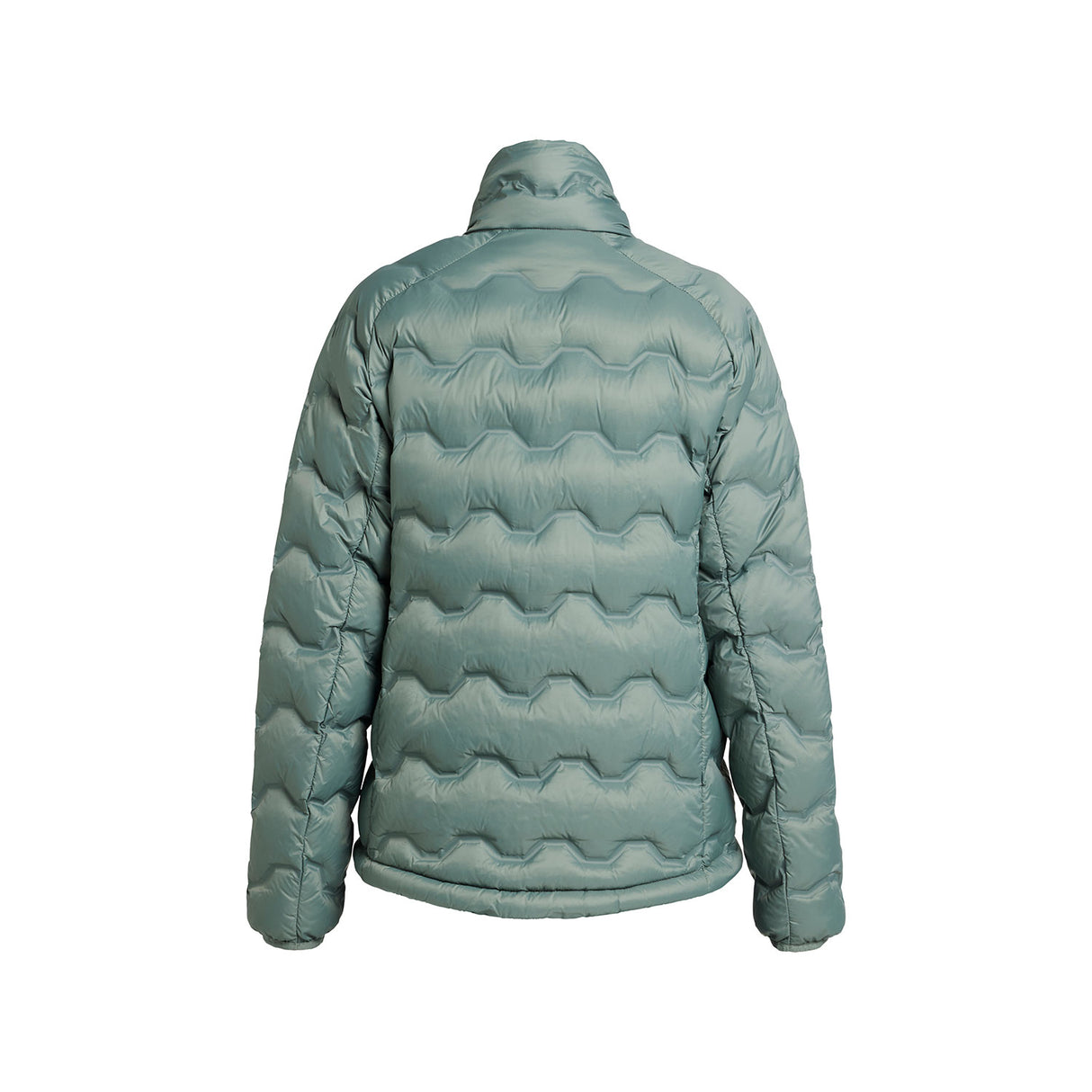 TXlite Shibui Down Collar Jacket Women harmaanvihreä selkä