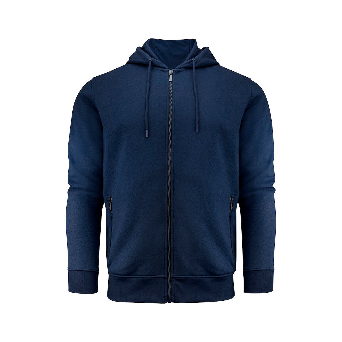 Westwood Heights tummansininen vetoketjuhuppari