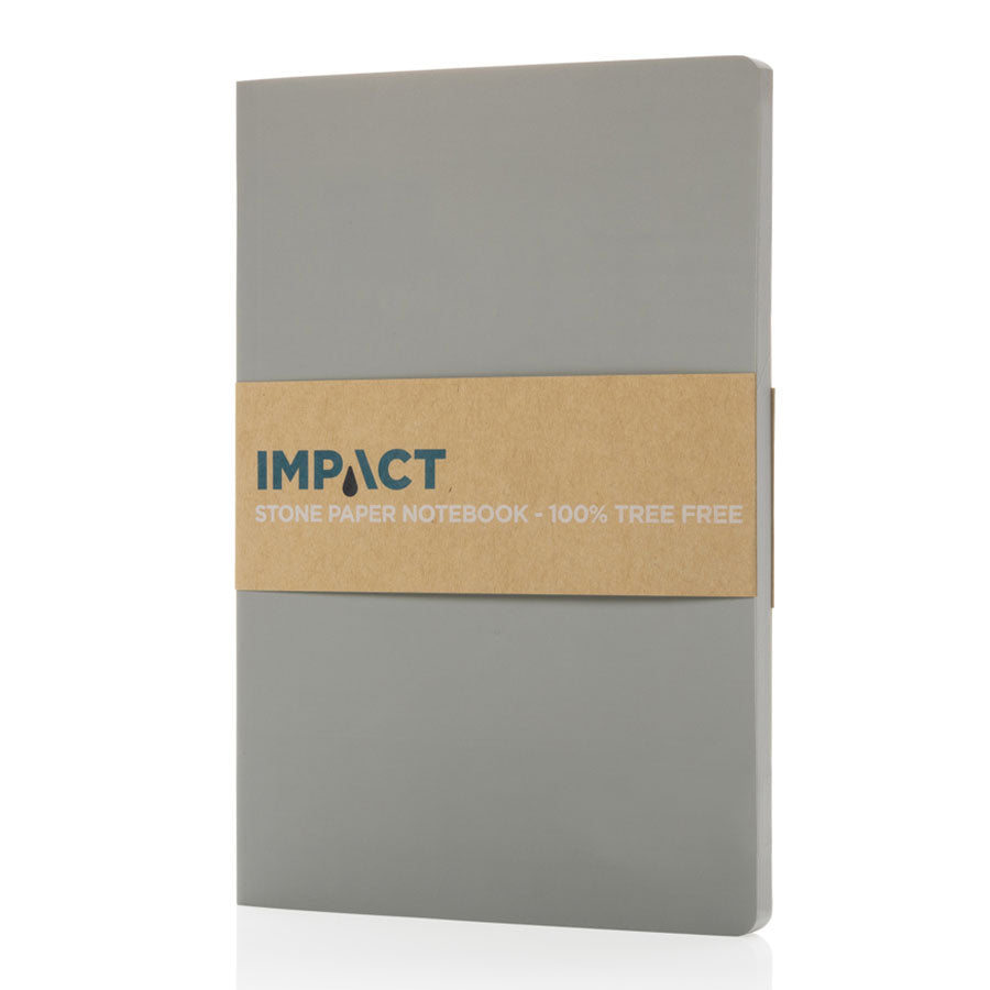 a5 kivipaperi muistikirja harmaa