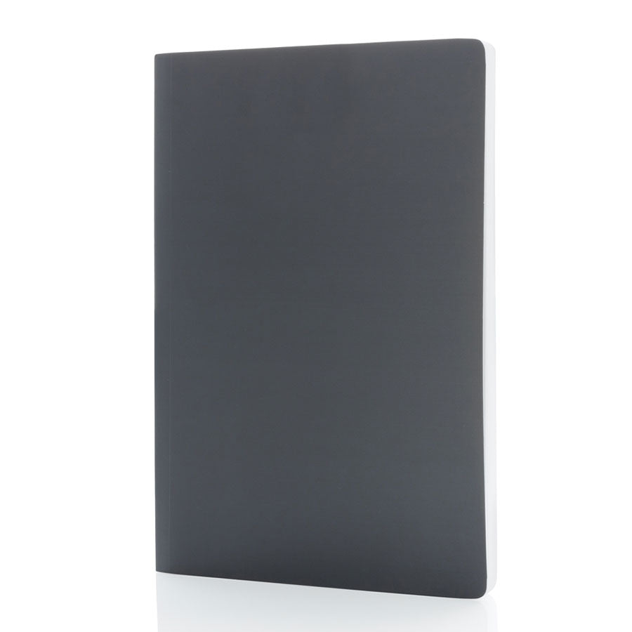 a5 kivipaperi muistikirja tummanharmaa