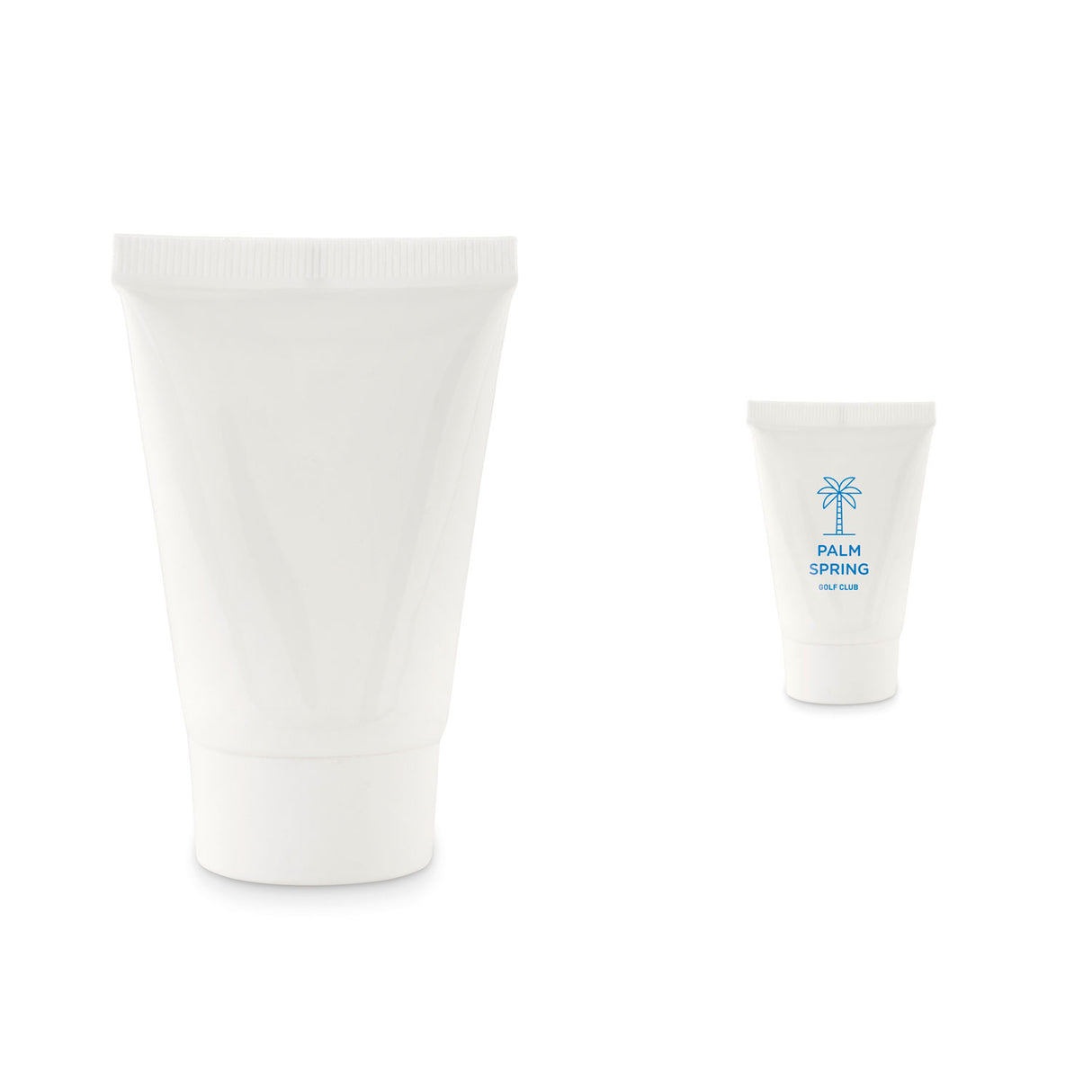 aurinkorasva omalla logolla, painatuksella