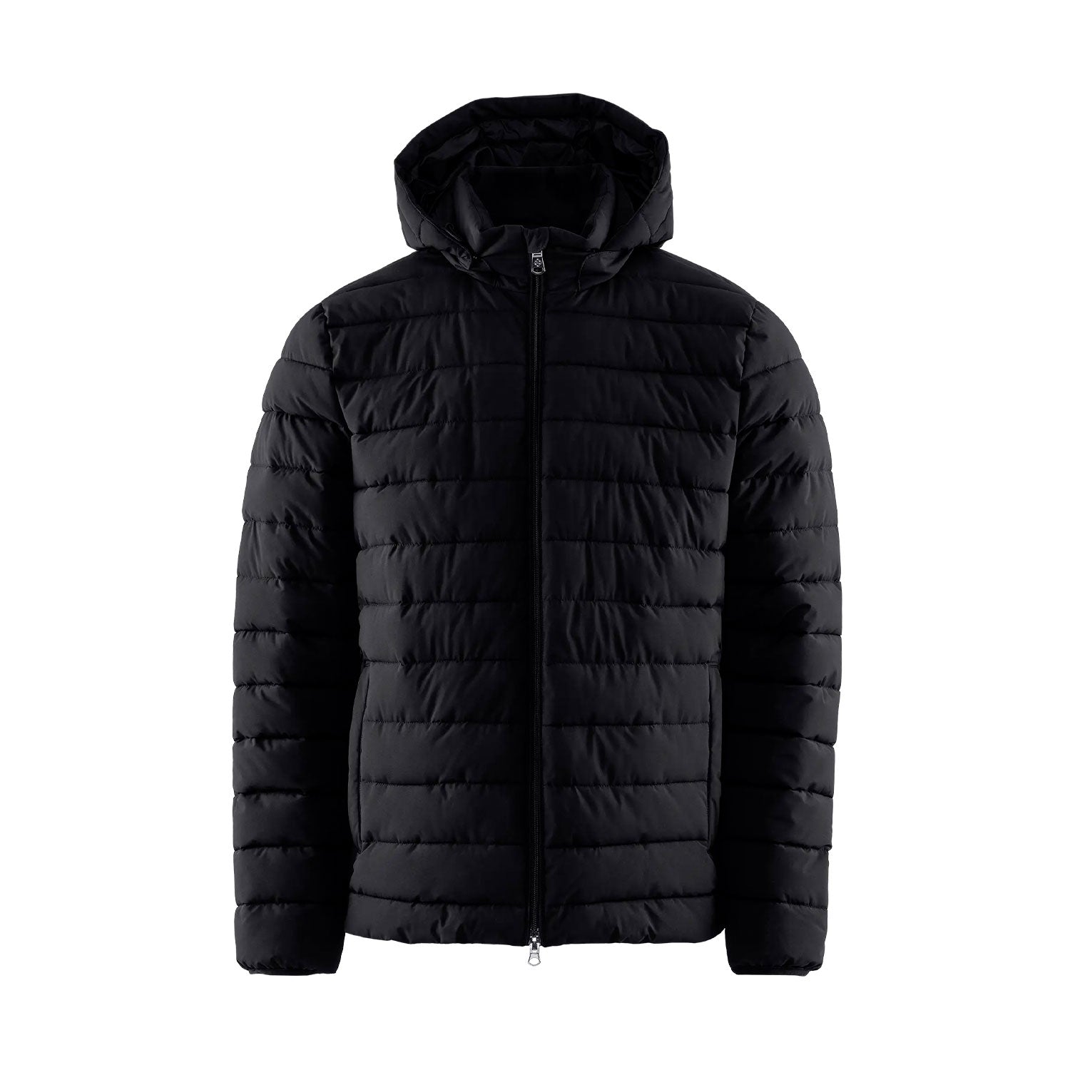 berkeley delano jacket, musta, irrotettavalla hupulla