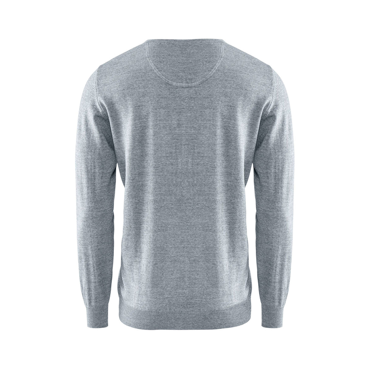 Berkeley Wilton Merino V-neck harmaa, selkä