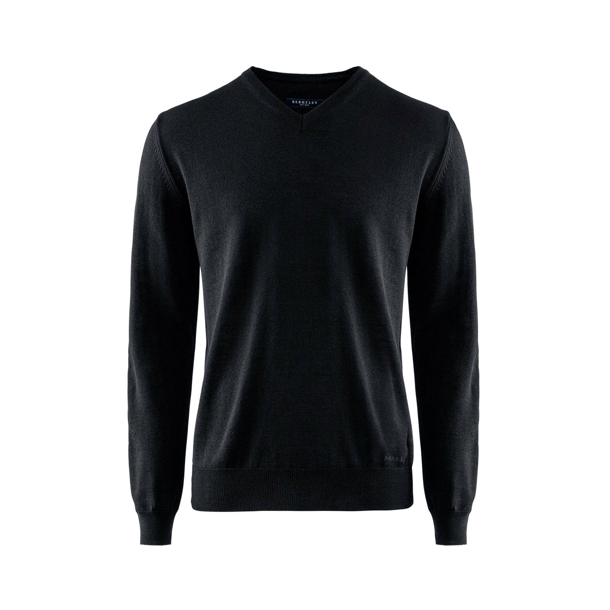 Berkeley Wilton Merino V-neck musta