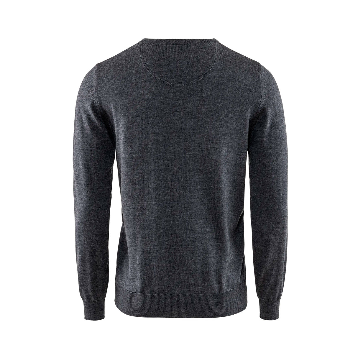 Berkeley Wilton Merino V-neck tummanharmaa