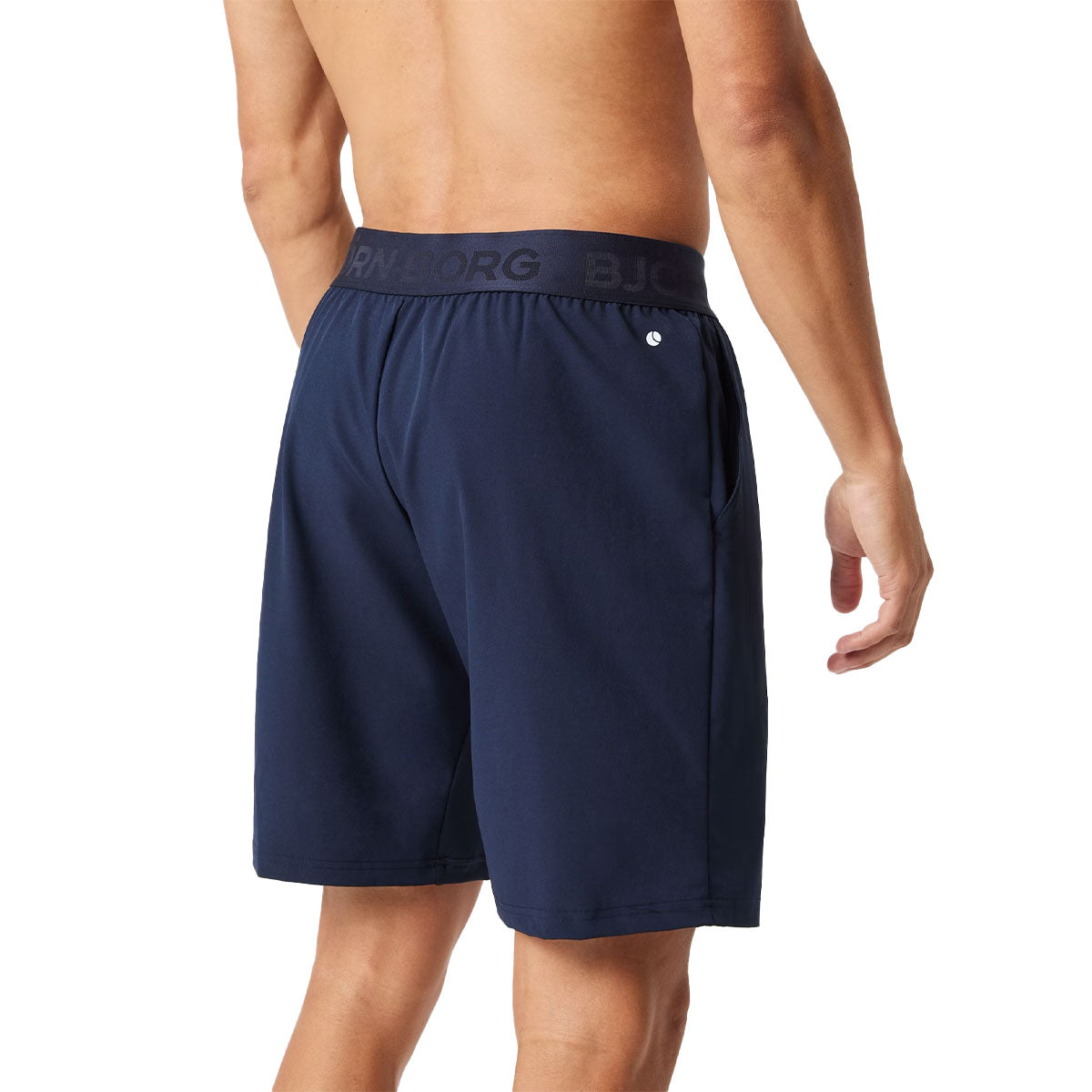 björn borg shortsit, tummansininen, takaa