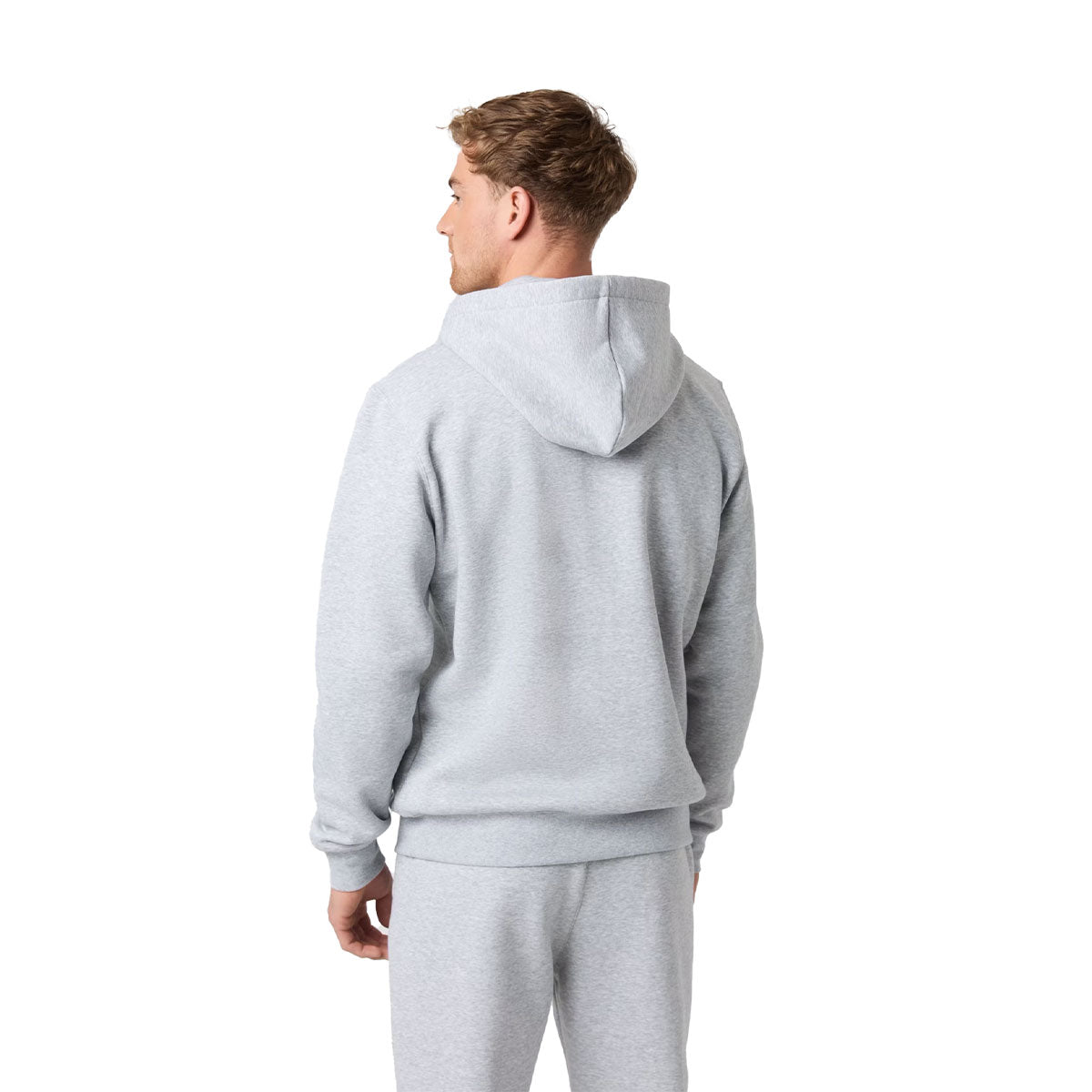 björn borg vetoketjullinen huppari, harmaa, selkä