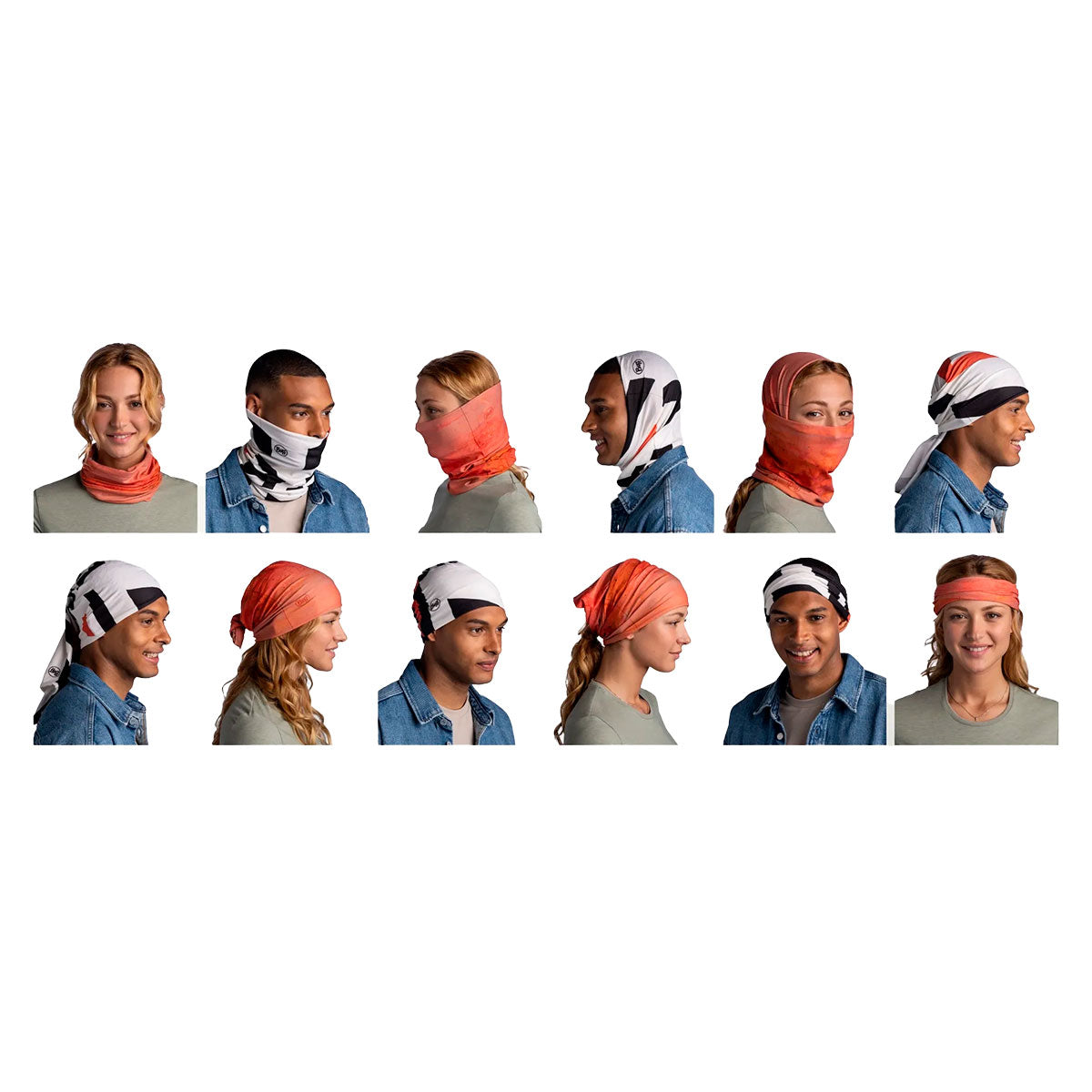 buff huivi ohjeet, käyttötavat