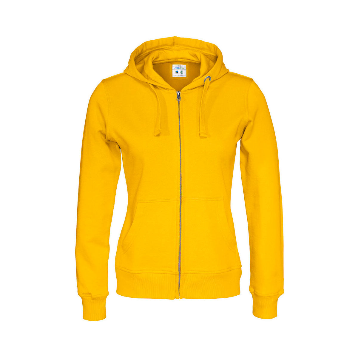 cottover vetoketjuhuppari lady keltainen