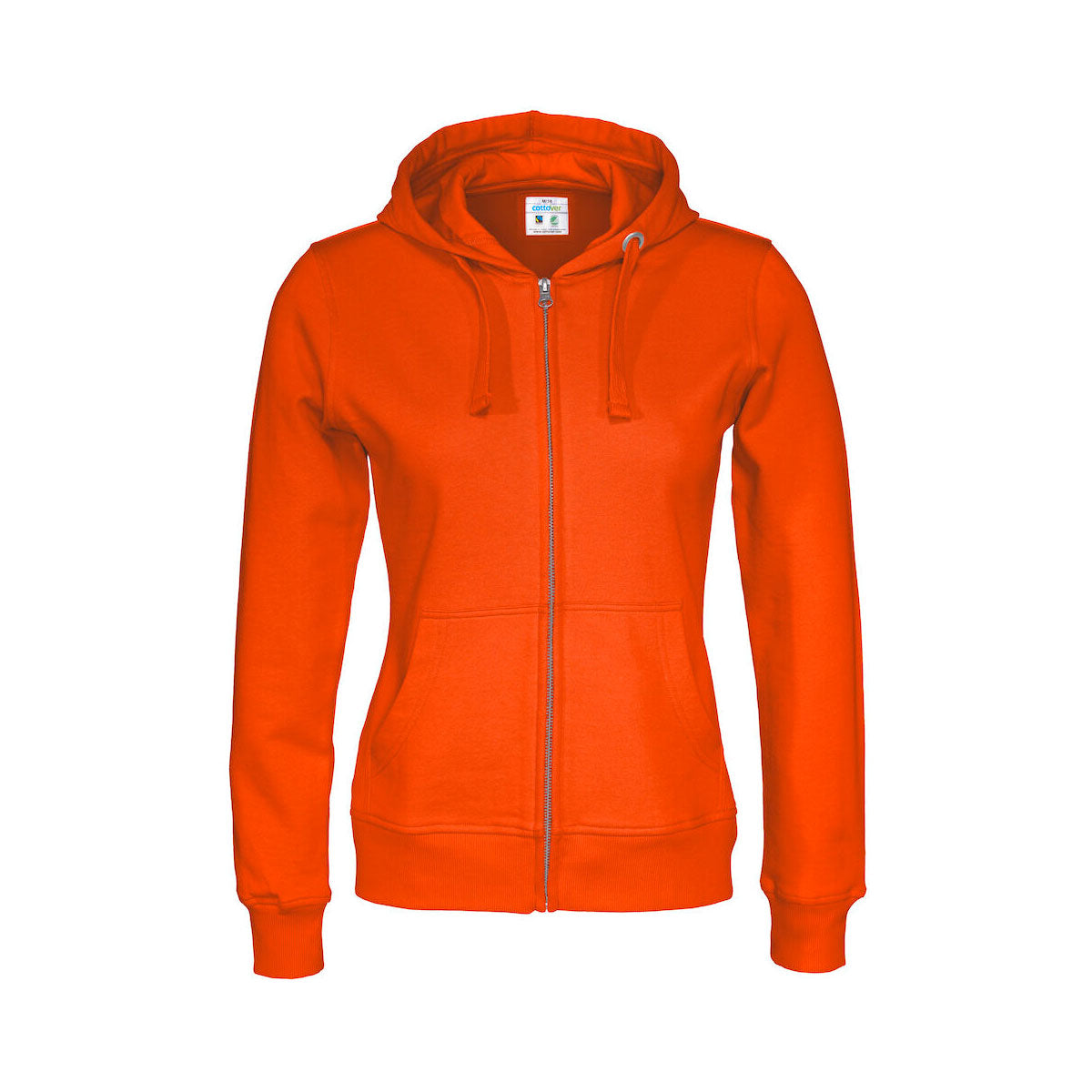 cottover vetoketjuhuppari lady oranssi