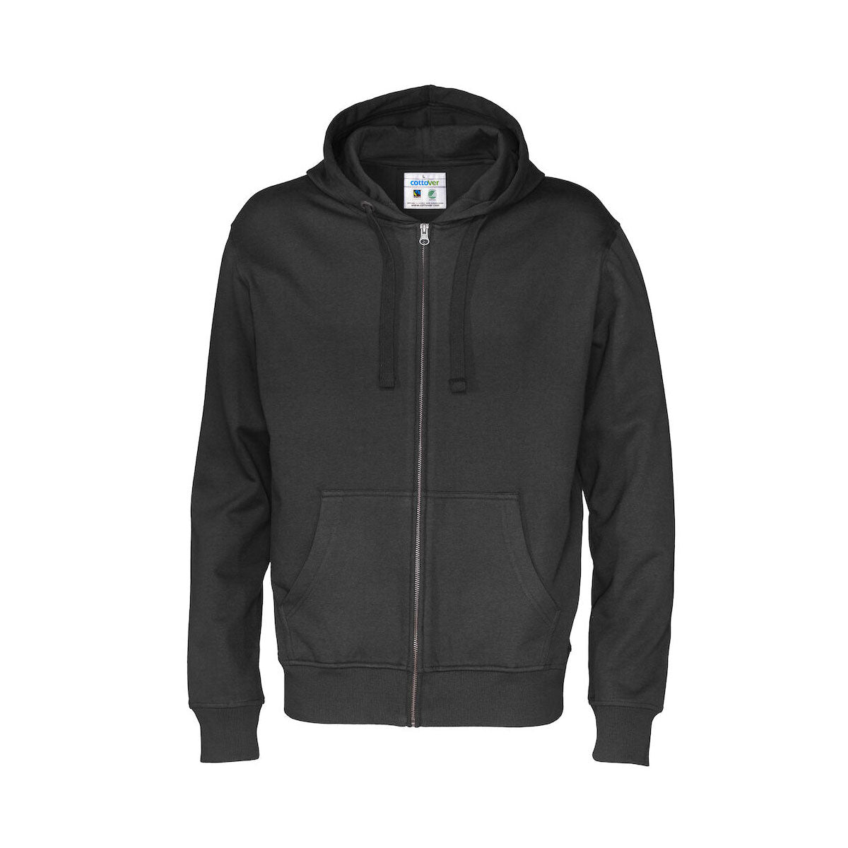 cottover vetoketjuhuppari musta