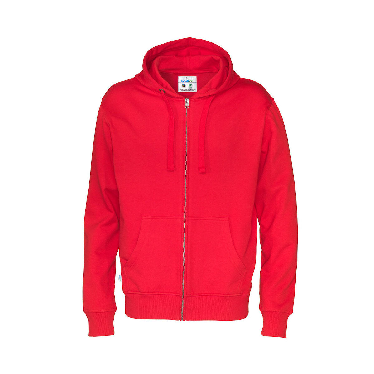 cottover vetoketjuhuppari punainen