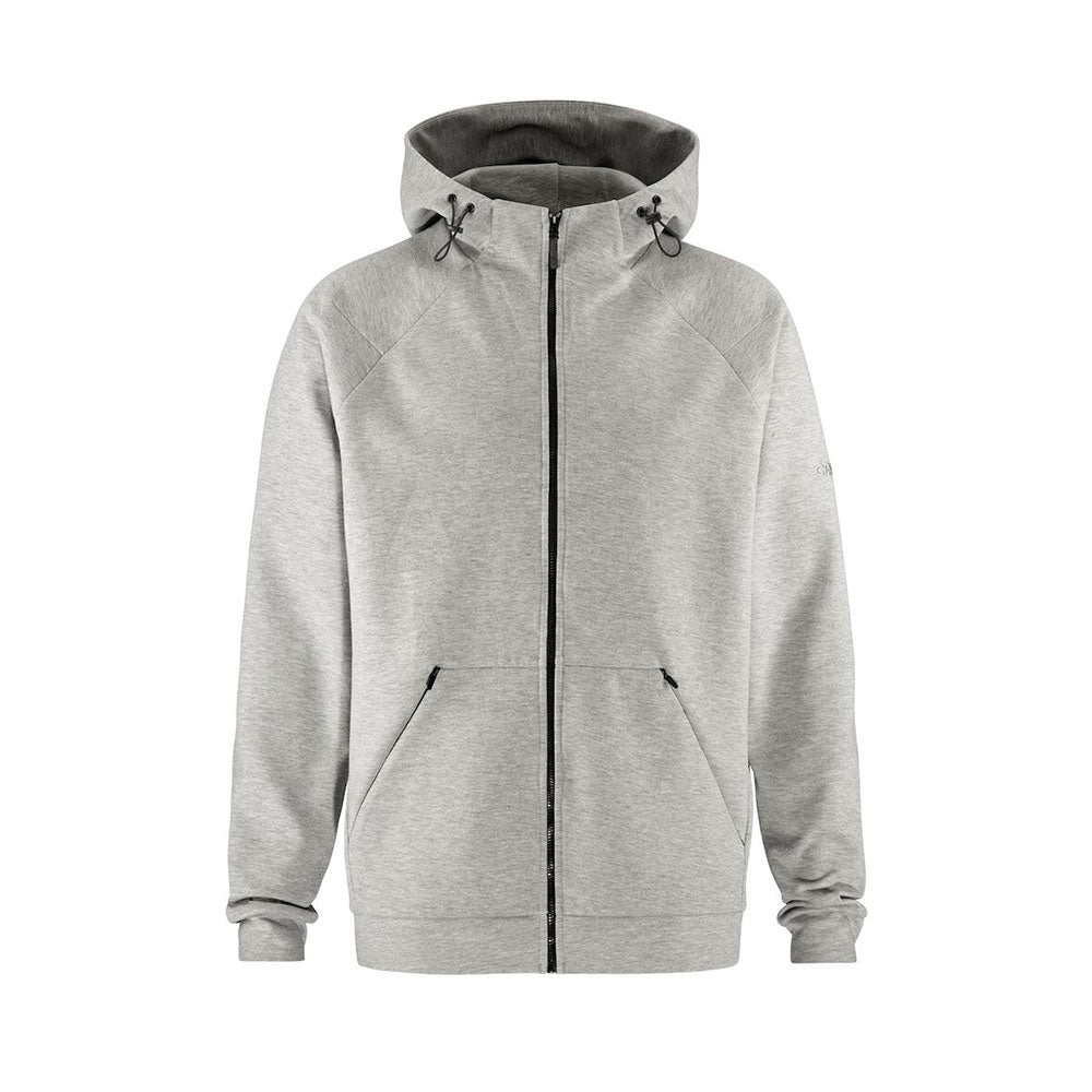 craft ADV Join FZ Hoodie vetoketjuhuppari harmaa