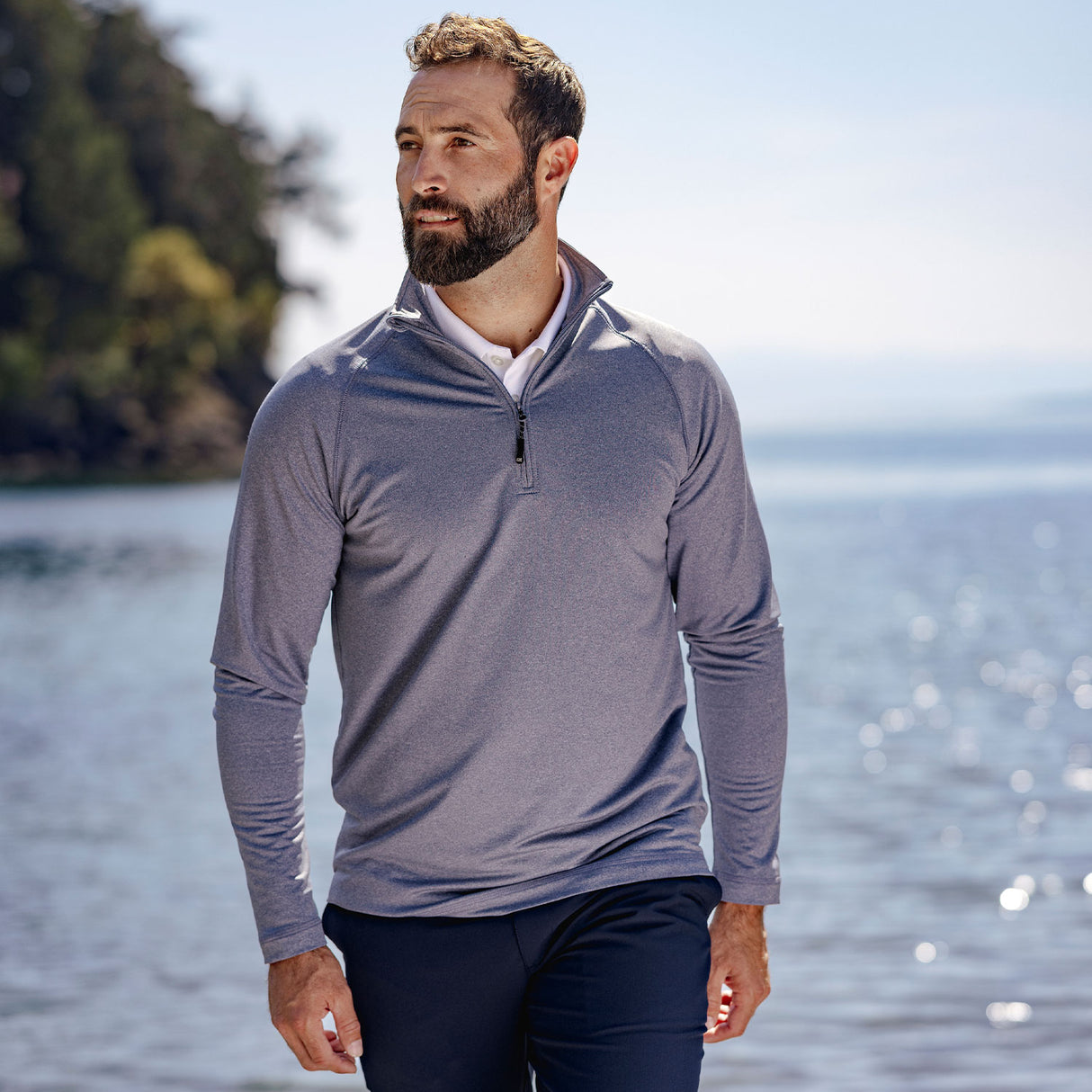 cutter & buck Coos Bay Half Zip men's