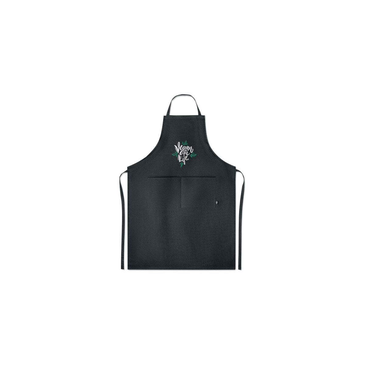 ekologinen esiliina painatuksella, hamppukangas