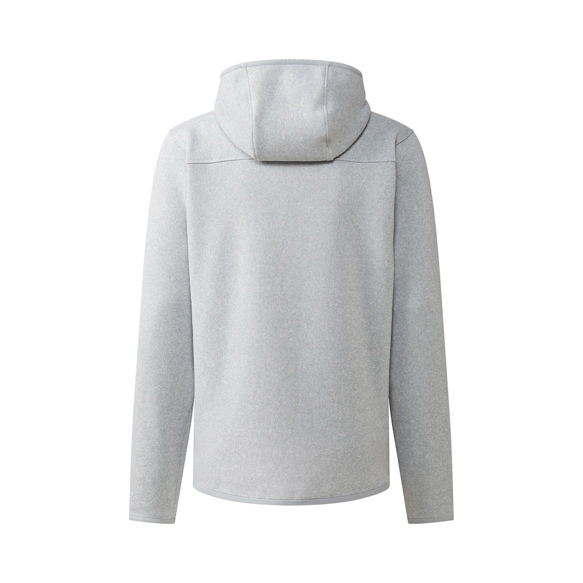 Haglöfs Swook II Mid Hood fleecetakki hupulla, meleerattu vaaleanharmaa, selkäpuoli