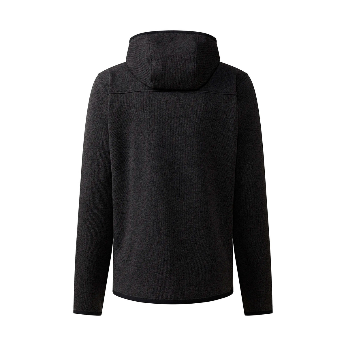 Haglöfs Swook II Mid Hood fleecetakki hupulla, meleerattu musta, selkäpuoli
