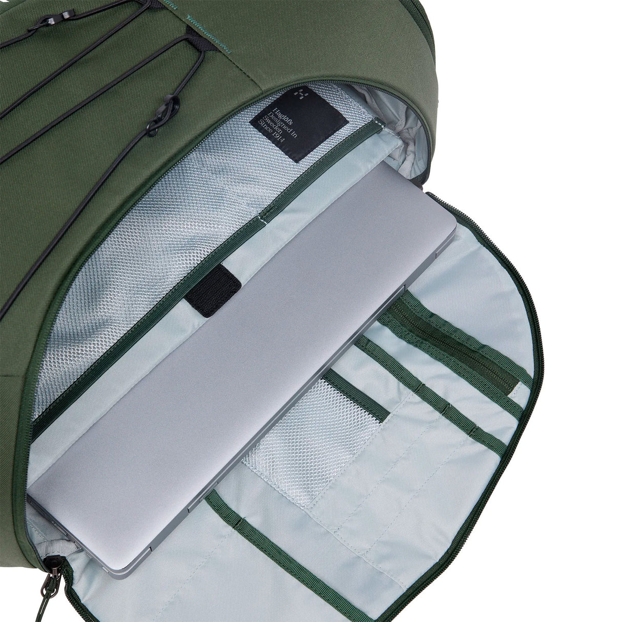 Haglöfs corker large reppu tietokoneelle, seaweed green