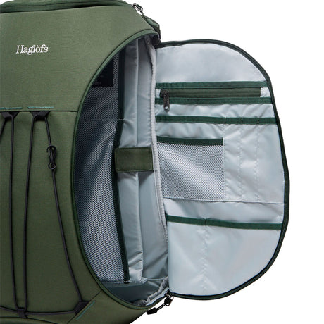Haglöfs Corker large sivusta avattava reppu, seaweed green