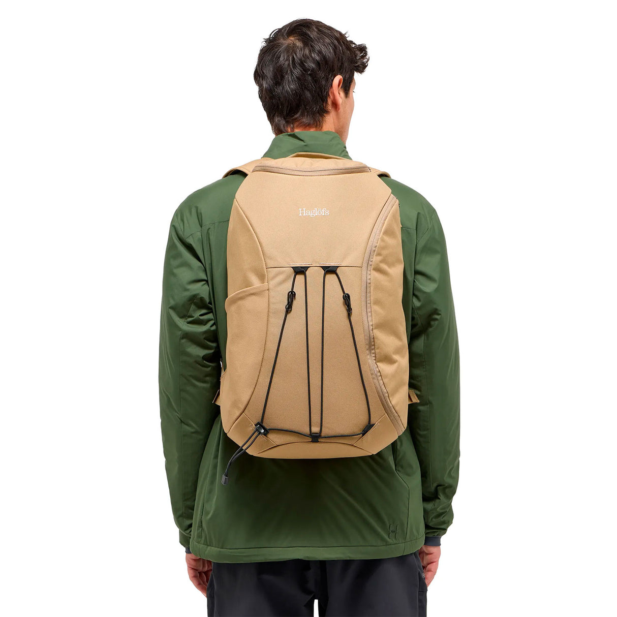 Haglöfs Corker reppu selässä, large, oak brown,