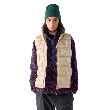 haglöfs hede down vest women, chalk beige