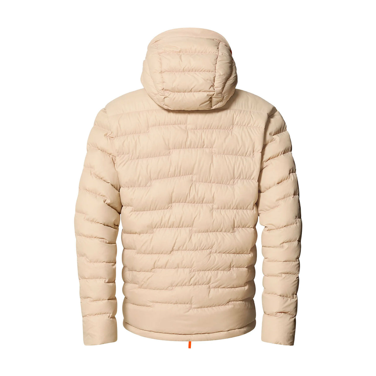 Haglöfs kevytuntuvatakki hupulla, beige, selkä