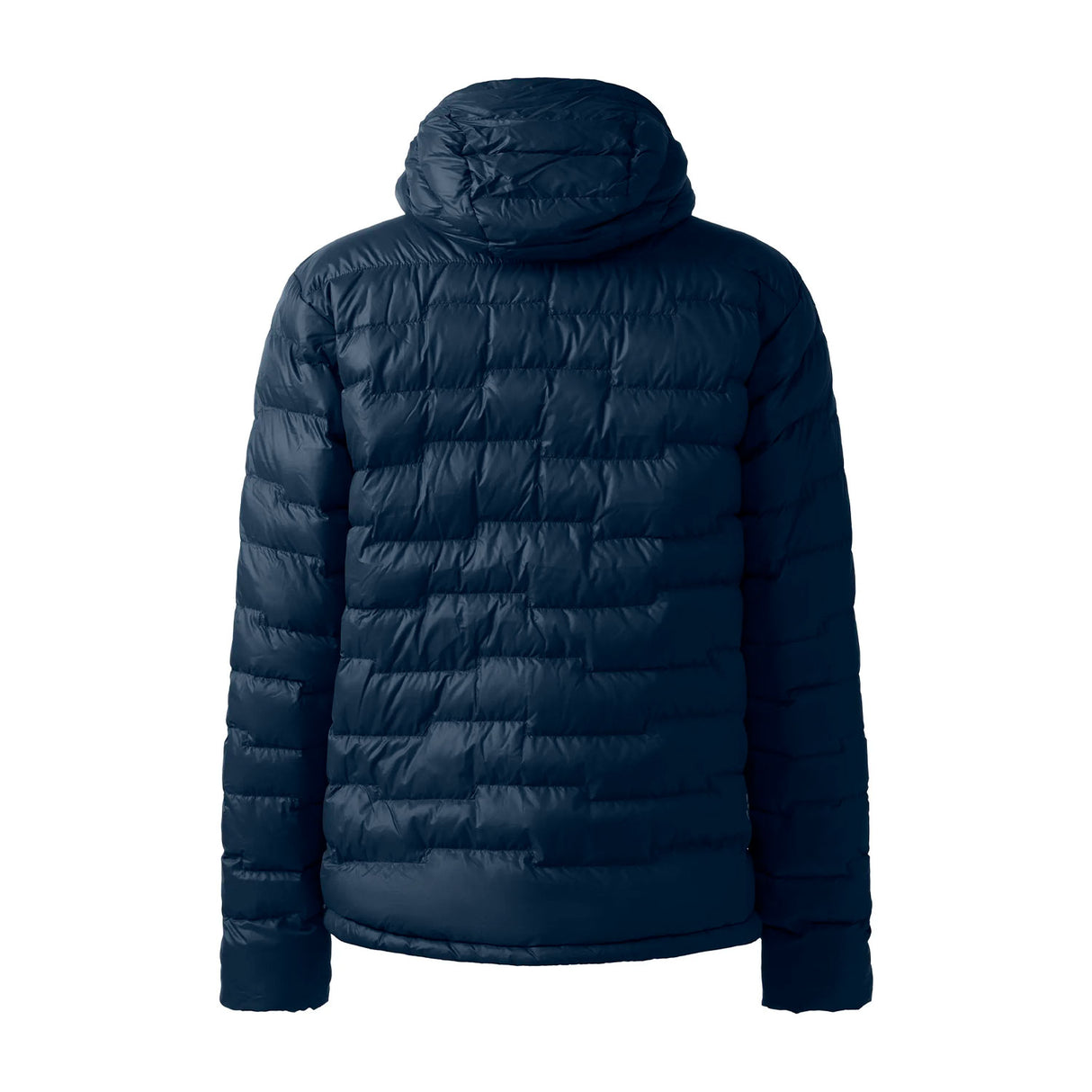 Haglöfs kevytuntuvatakki hupulla, tummansininen, selkä