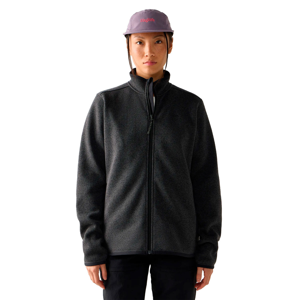 haglöfs naisten fleecetakki Swook II Mid Jacket, musta