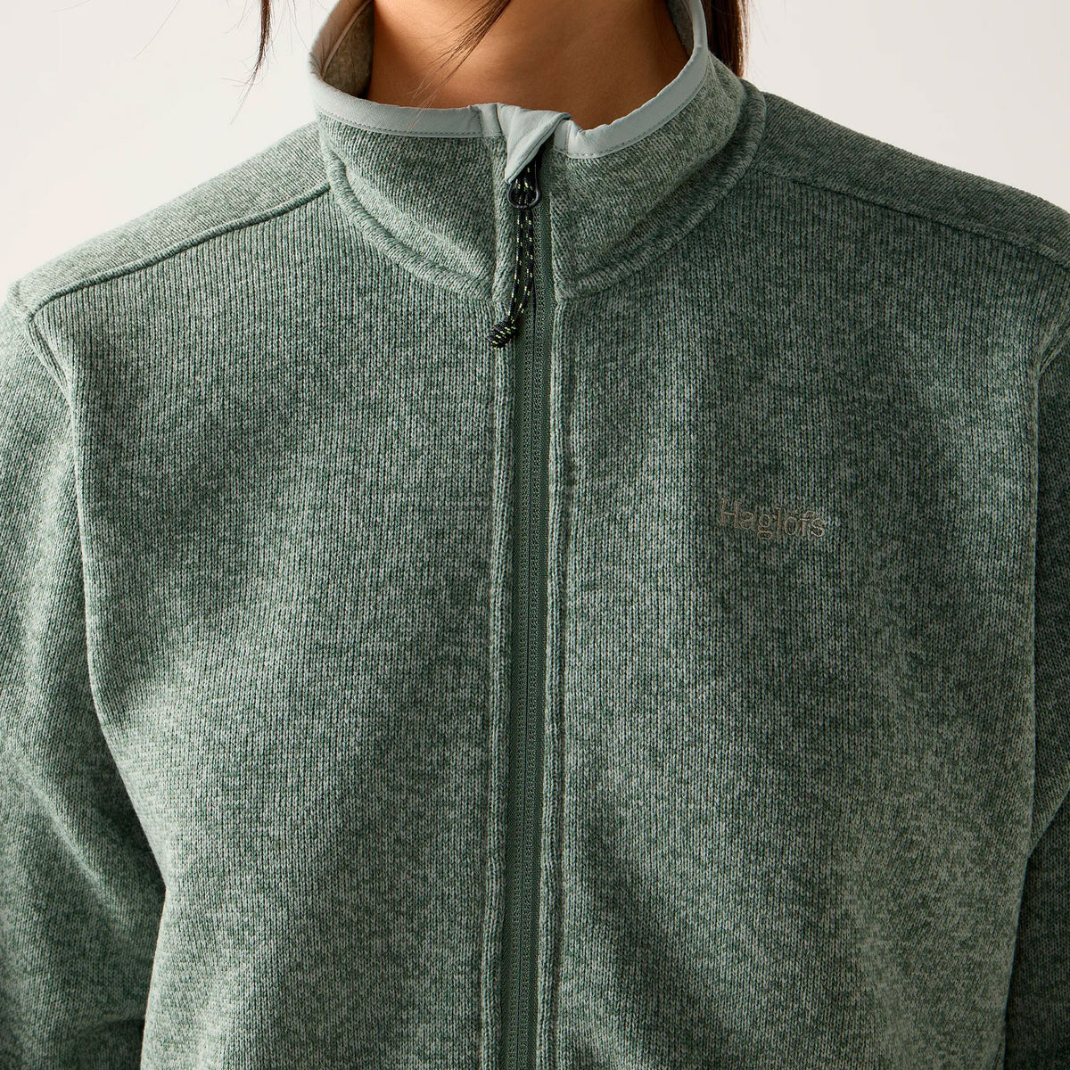 Haglöfs naisten fleecetakki, Swook II Mid Jacket, vihreä, neulosfleece
