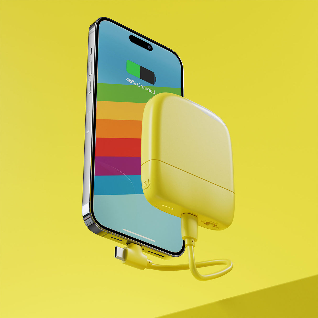 keltainen Xoopar ICE P Powerbank 5000mAh