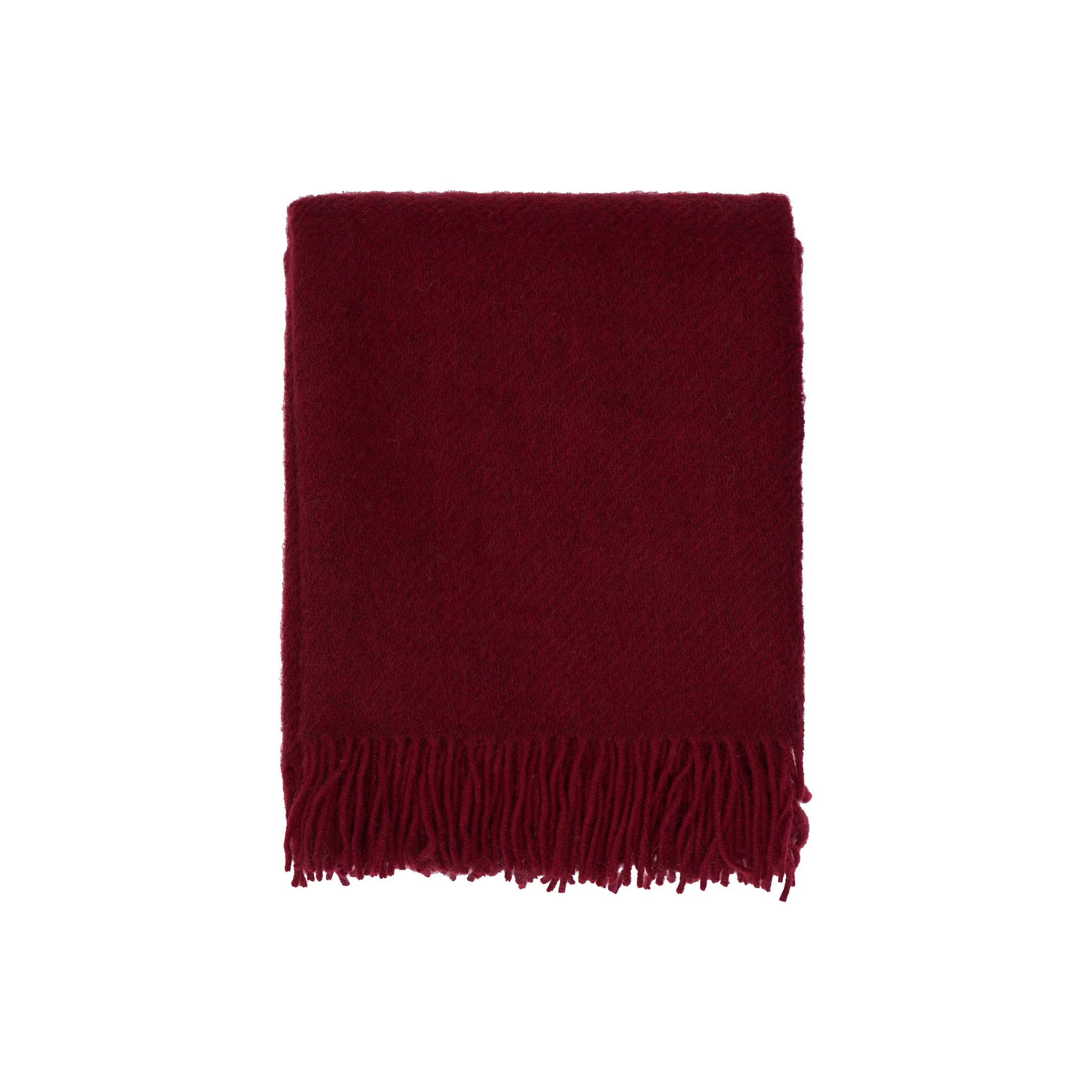 klippan yllefabrik gotland, burgundy