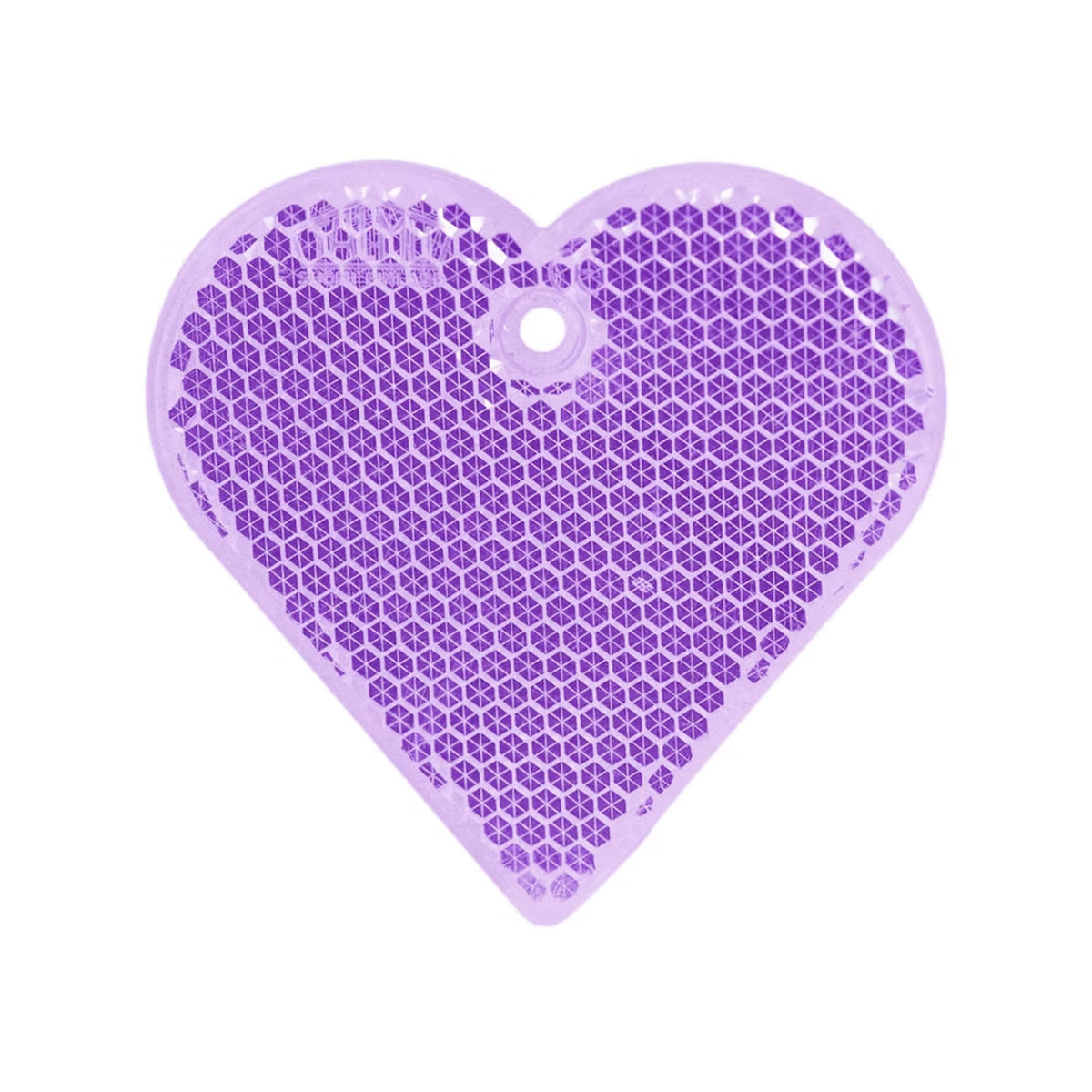 kova sydän heijastin, violetti