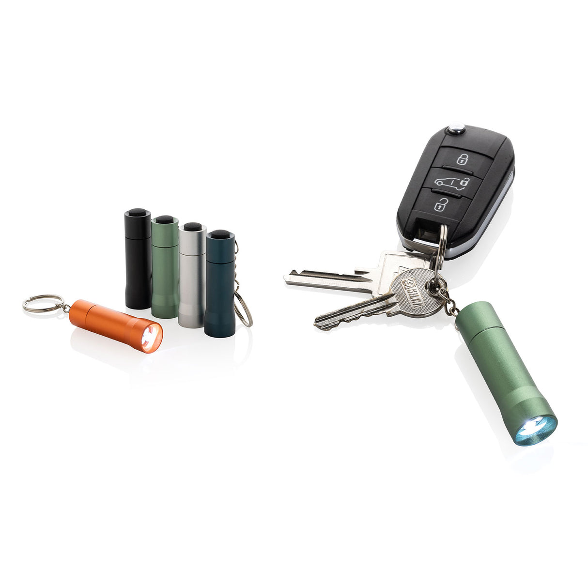 led avaimenperä omalla logolla