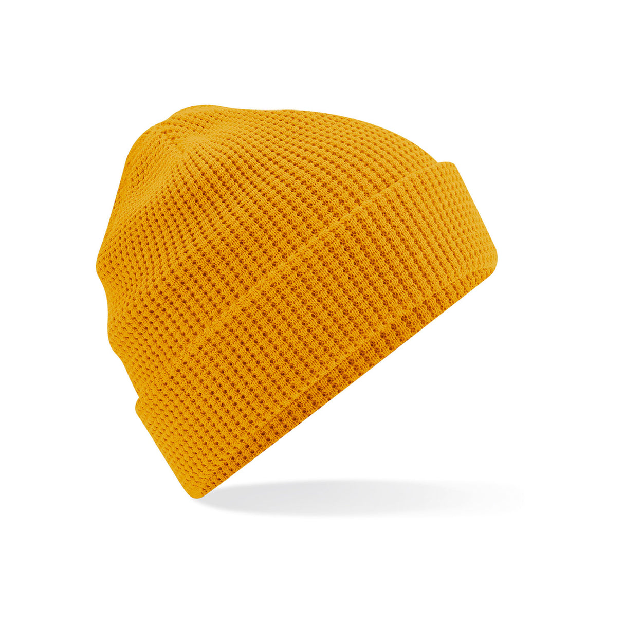 luomupuuvilla pipo vohveli neulos, sinapin keltainen