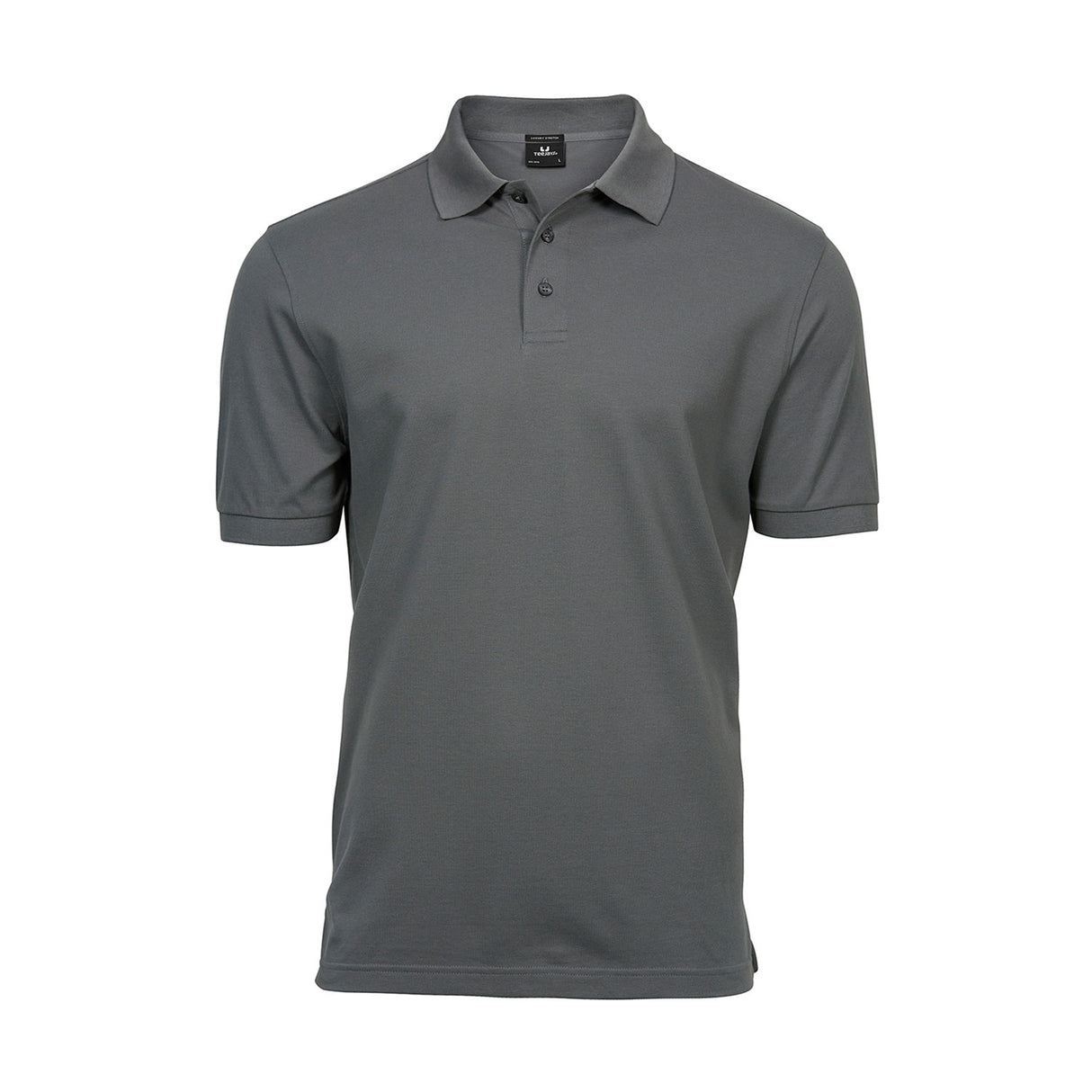 luxury stretch polo, powder grey, harmaa