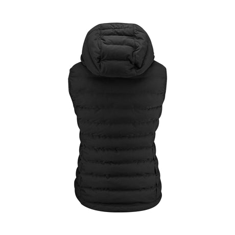 musta naisten toppaliivi hupulla Harvest Woodlake Heights Vest, selkä